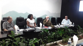 Ramiro Valdés Menéndez en el Consejo Energético Provincial