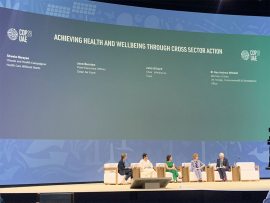 Salud y cambio climático a debate por primera vez en cita mundial