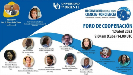 Exponen convenios internacionales en el Foro de Cooperación