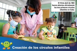 Pequeñines festejan aniversario de los círculos infantiles en Santiago de Cuba