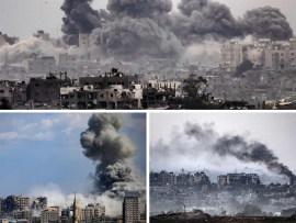 Israel continúa bombardeos contra amplias zonas de Gaza