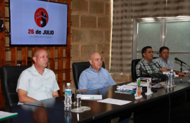Visita dirigente partidista Ciego de Ávila, sede del 26 de julio