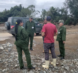 Jefe de la Defensa Civil recorre municipio de Guamá
