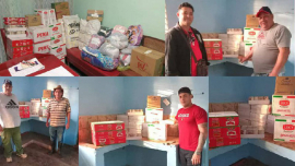 Y al llegar la tormenta la solidaridad estaba aquí