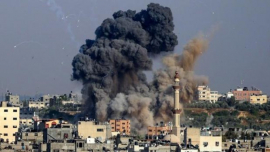 Fuerza Aérea de Israel bombardea la franja de Gaza
