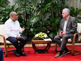 Recibió presidente cubano a directivo de la Unicef