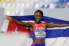 Santiagueros de oro en Atletismo de San Salvador 2023