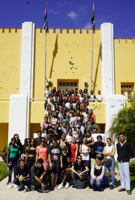 Federación Estudiantil Universitaria en Santiago de Cuba promueve vínculo con la Historia