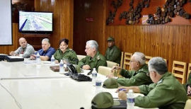Vuelve a Pinar del Río Presidente del Consejo de Defensa Nacional Miguel Díaz-Canel