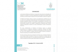 Denuncia Honduras política unilateral de EE.UU. contra Cuba