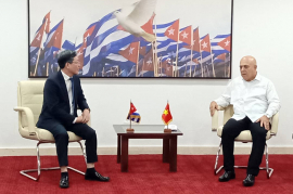 Dialogó Morales Ojeda con representante partidista de Vietnam