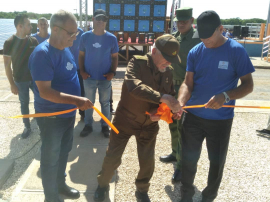 Preside Ramiro Valdés inauguración del primer gran parque solar en Santiago de Cuba