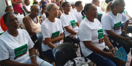 Realizan mujeres de San Luis taller contra violencia de género