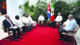 Recibió Díaz-Canel a Zoé Robledo Aburto, director general del Instituto Mexicano del Seguro Social