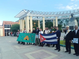 Honran a Martí organizaciones fraternales en Santiago de Cuba