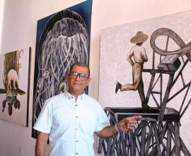 Carlos René Aguilera Tamayo sumergido en las Aguas Circunstanciales