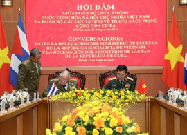 Señalan lazos en defensa como pilar en relación Vietnam-Cuba