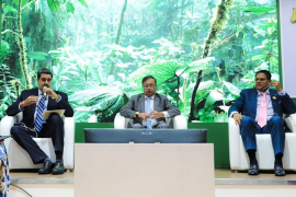 Presidente de Venezuela llama a trabajar para salvar la Amazonía