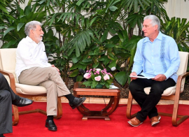 Recibió Díaz-Canel a Celso Amorim, asesor del Presidente de Brasil