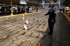 Panamá acelera destrucción de armas de fuego