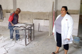 Avanzan trabajos constructivos en hospital general de Trinidad