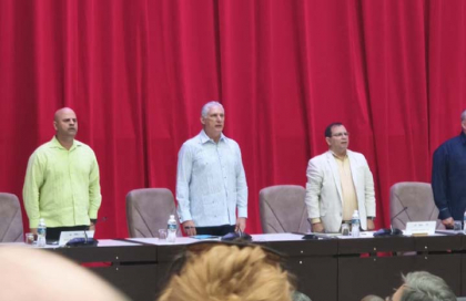 Asiste Díaz-Canel a Encuentro Internacional de Solidaridad con Cuba