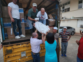 Solidaridad de Puentes de amor con provincia azotada por Ian