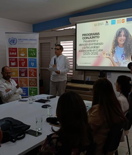 UNICEF, UNFPA y la UE refuerzan su apoyo a prevenir el embarazo adolescente en Cuba