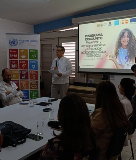 UNICEF, UNFPA y la UE refuerzan su apoyo a prevenir el embarazo adolescente en Cuba