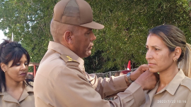 Efectuaron acto de ascenso en la Región Militar Santiago
