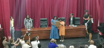 Omara Durán Elías, Dra. Honoris Causa en Ciencias del Deporte