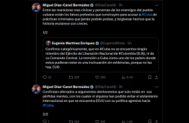 Denuncia Díaz-Canel maniobras contra Cuba