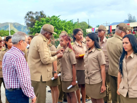 Más de 200 cadetes se graduaron en Santiago de Cuba