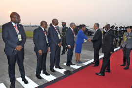 Reciben a delegaciones para investidura presidencial en Angola