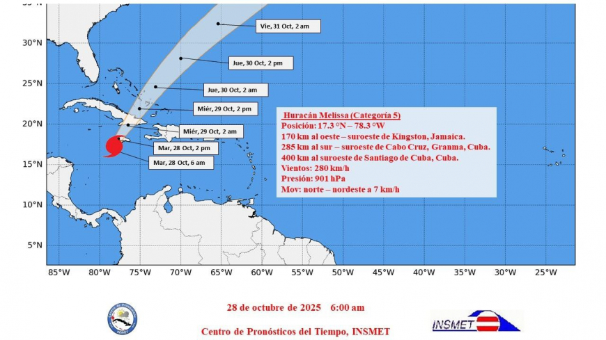 Aviso de ciclón tropical No. 18