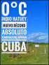 Cuba registra nuevo récord nacional de temperatura mínima