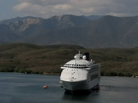 Ambiance, segundo crucero de la temporada de invierno arribó a Santiago de Cuba