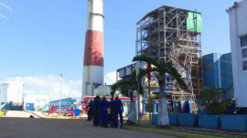 Laboran en termoeléctrica Antonio Guiteras para solucionar avería que provocó su salida del sistema