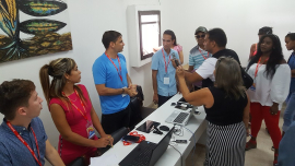 Inauguran Centro de Prensa de Expocaribe 2022