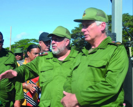 Díaz-Canel: "Tengan la certeza de que no están solos ni están abandonados"