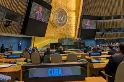 Cuba reafirma apoyo a la causa palestina en Naciones Unidas
