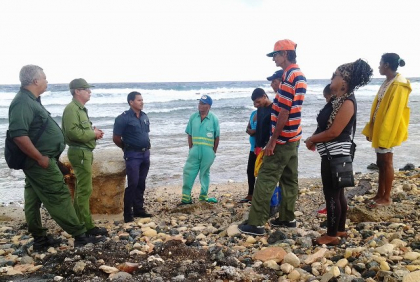 En Guamá, Destacamentos Mirando al Mar en vigilia contra las drogas
