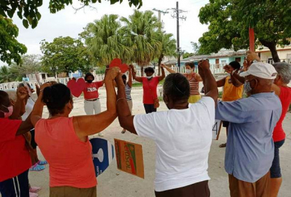 Sanluiseros en Semana del bienestar en las Américas