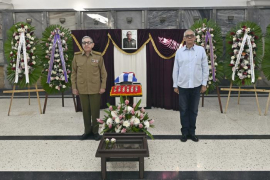 Rindió Raúl homenaje póstumo al general de División de la Reserva Leonardo Andollo Valdés