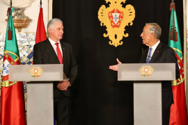 Fructífero encuentro entre presidentes de Cuba y Portugal