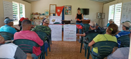 Experta alemana capacita a actores de proyecto internacional