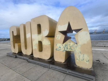 Trabaja OCCS en la restauración y conservación del emblema CUBA