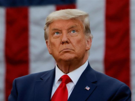 Trump, alto en la campaña electoral para volver a una corte