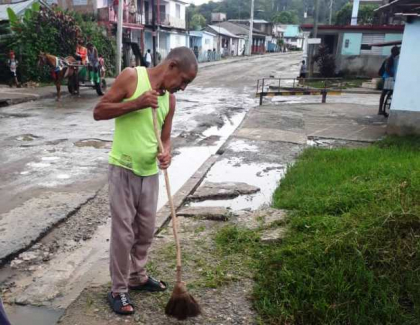 El Consejo Popular El Cristo se levanta tras las lluvias