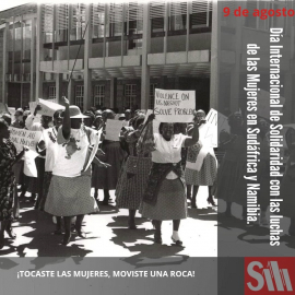 Solidaridad con la lucha de la mujer en Sudáfrica y Namibia